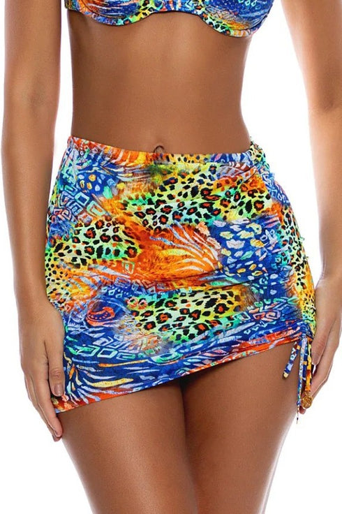 Luli Fama Isla Salvaje Scrunch Up Mini Skirt